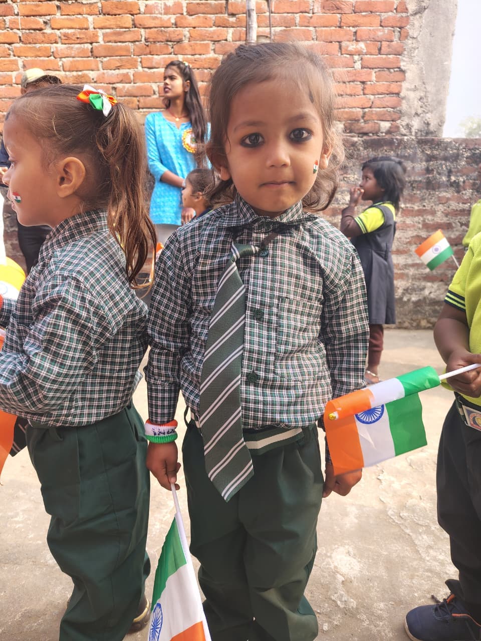 brother and sister at first school meral