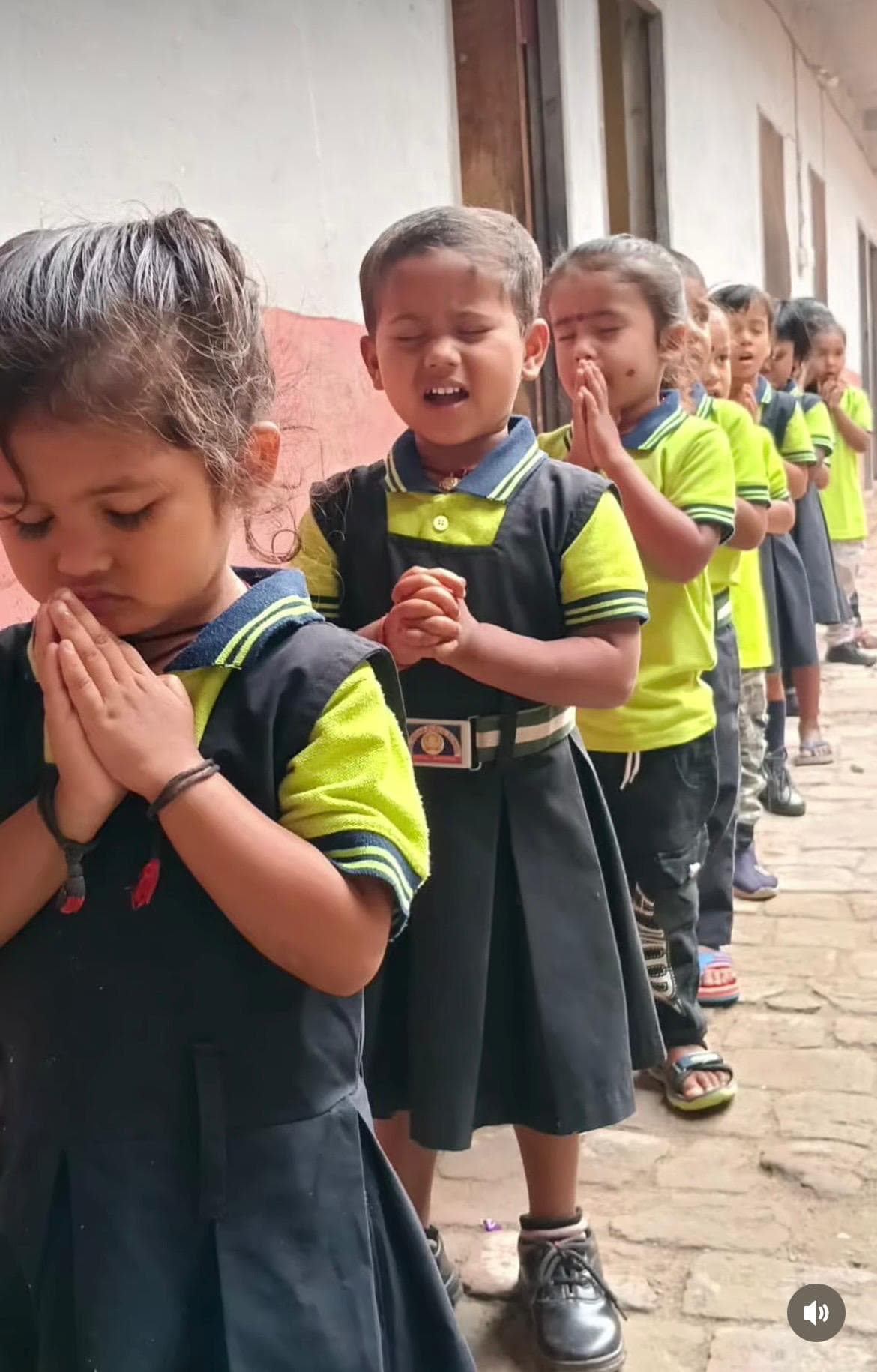 praying at first school meral