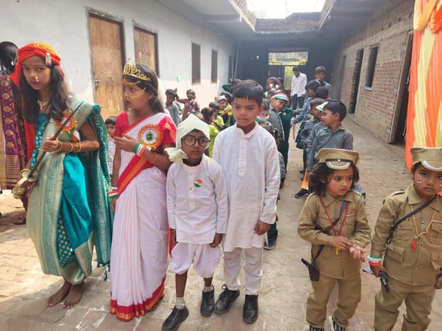 students at first school meral